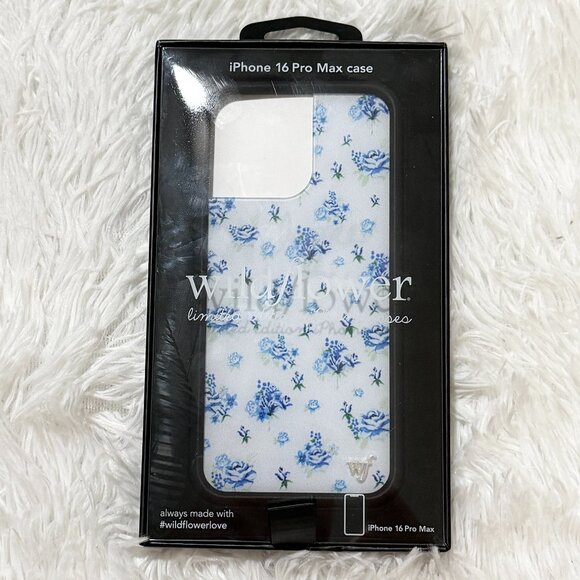NIB Wildflowers Forget Me Not Floral Iphone 16 Pro Max Phone Case - Picture 2 of 6